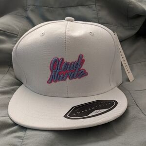 Cloud Nurdz white snapback